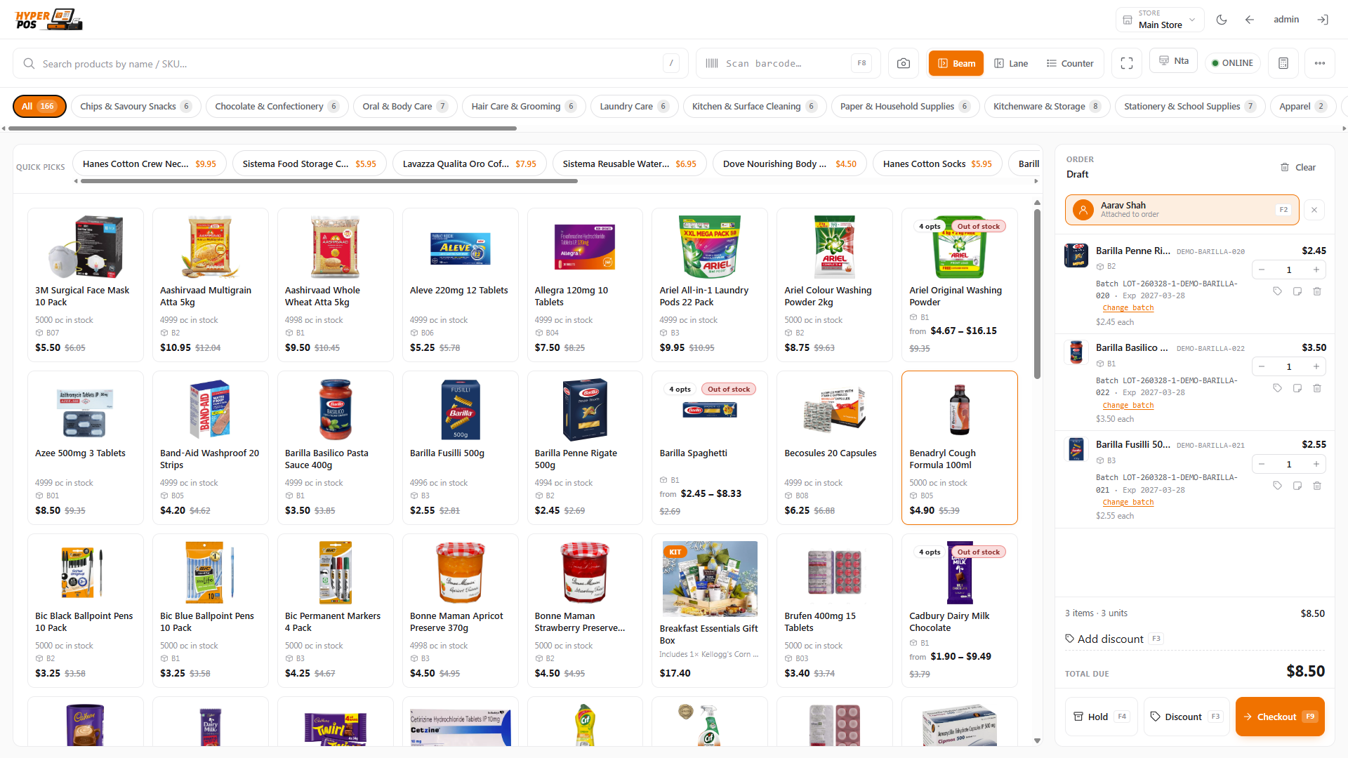 A checkout flow your team can learn quickly